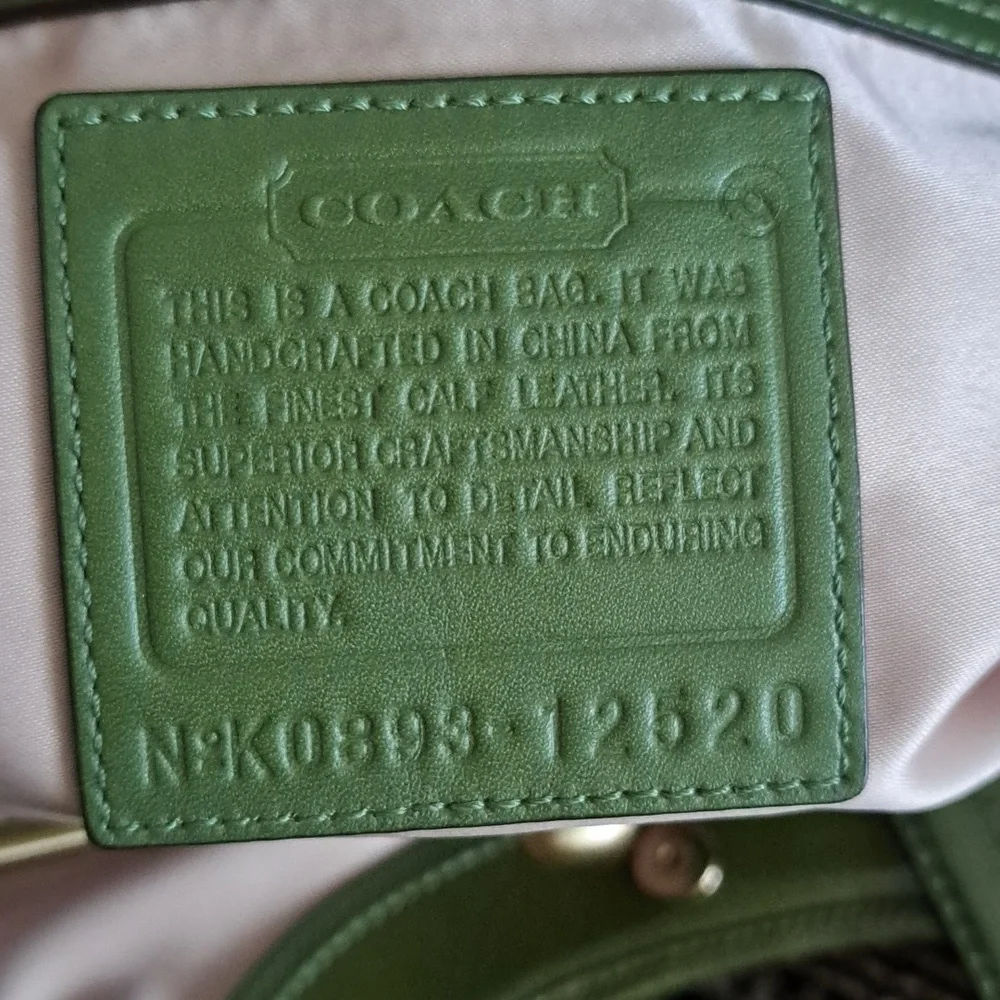Coach Ergo Pleated Framed Satchel-Style No. 12520 Released About 2008โ๏ธ๐๐๐๐ - Picture 9 of 16